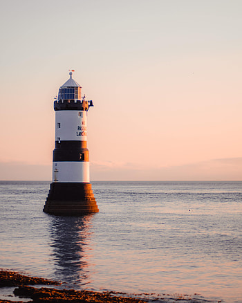 Nature, Water, Horizon, Glare, Lighthouse HD phone wallpaper