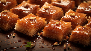 Delectable Baklava for Gourmet Dessert Lovers, food, baklava HD wallpaper