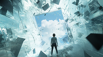 Breaking the Glass Ceiling: A Inspirational, woman, glass HD wallpaper