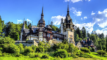 Peles, Castles HD wallpaper