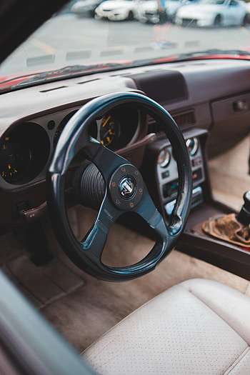 Cars, Car, Machine, Retro, Steering Wheel, Rudder, Salon HD phone wallpaper