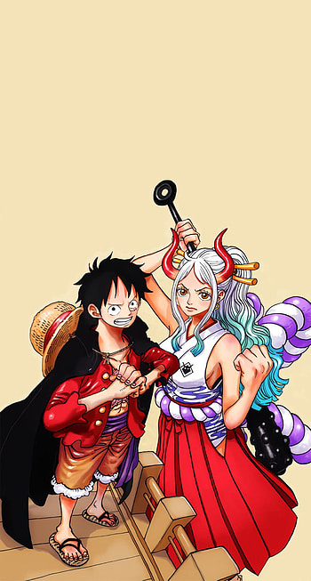 Luffy, Wano, Anime, One Piece, Manga, Onigashima, Yamato HD phone wallpaper