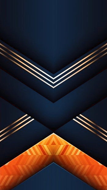Bubba, digital, new, shadow, texture, cool, pattern, abstract, orange, 3d, blue, material, flat, , design, geometric, , lines HD phone wallpaper