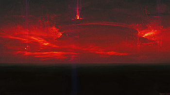 Sky, Horizon, Dark, Flash, Outbreaks HD wallpaper