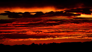 Nature, Sunset, Sky, Night, Horizon HD wallpaper