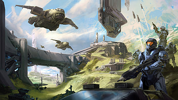 Halo Escalation 6, halo, games, poster HD wallpaper