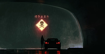 Dead End Road, road, artist, artwork, digital-art, deviantart HD wallpaper