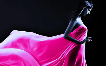 fly away, girl, fashion, pink, fantasy HD wallpaper