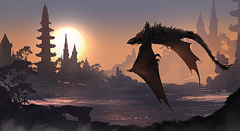 Dragon Fantasy Art , dragon, fantasy, artwork HD wallpaper