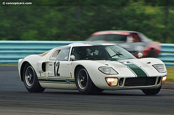 66 GT40, ford, gt40, white, car HD wallpaper