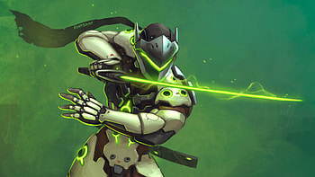Genji Overwatch Warrior Sword, genji-overwatch, overwatch, games, xbox-games, ps-games, pc-games, 2016-games, artwork, artist, digital-art, warrior, sword HD wallpaper