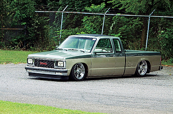 1985 Chevrolet S-10, Truck, Lowered, Gmc Grille, Ext Cab HD wallpaper