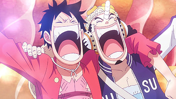 One Piece : Luffy & Usopp's Roaring Laugh, Anime, One Piece, Monkey D. Luffy, Usopp (One Piece) HD wallpaper