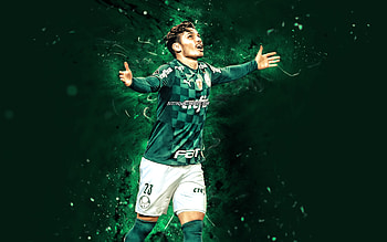 Raphael Veiga, palmeiras, football HD wallpaper