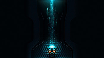 Abstract, Bubbles, Dark, Shine, Light, Darkness, Vessel HD wallpaper