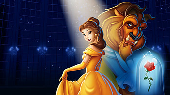 Beauty and the Beast animation, Ultra , Beast and beauty, Fairytale settings HD wallpaper
