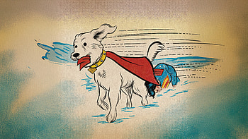 Krypto Saving Superman Life, superman-legacy, superman, krypto, david-corenswet, superheroes, dc-comics, movies, artwork, digital-art HD wallpaper