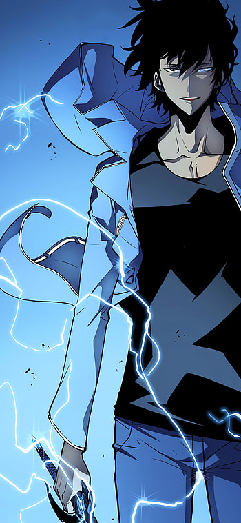 Electric Shadow — Sung Jin-Woo (Solo Leveling) , Sung Jin-Woo, Anime, Solo Leveling HD phone wallpaper