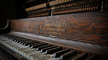 Van Dyke, Grand Piano HD wallpaper
