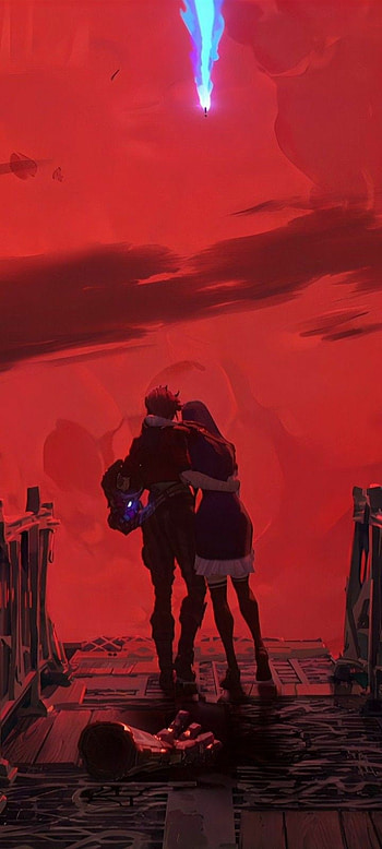 Arcane Vi Caitlyn, Sky, Play, Game, , Lol HD phone wallpaper
