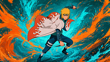 Yellow Flash: Minato Namikaze —, Hokage (Naruto), Ninja HD wallpaper