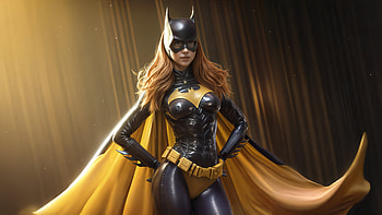 Batgirl Guardian, batgirl, superheroes, artwork, digital-art, ai, deviantart HD wallpaper