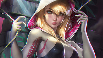 Spider Gwen Stacy Art , gwen-stacy, gwen, superheroes, deviantart HD wallpaper