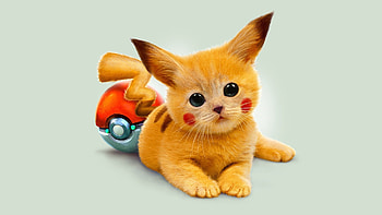 Fluffy Pokemon Pikachu HD wallpaper