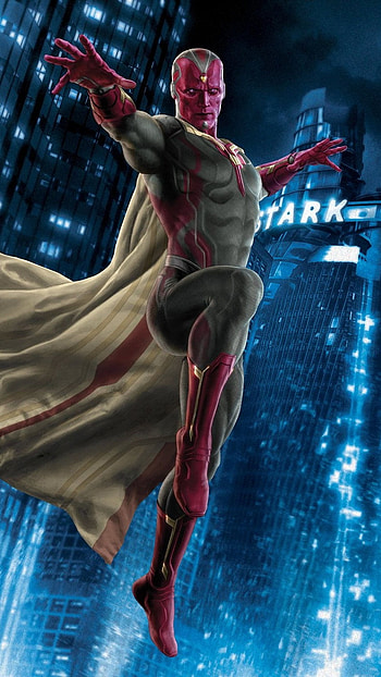 Vision, Superhero, Vision Marvel Superhero HD phone wallpaper
