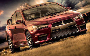 Lancer Evo, Red, Mitsubishi, Evolution HD wallpaper