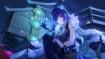 Yelan, Genshin Impact HD wallpaper