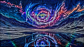 Wuthering Waves — Ultra : Celestial Vortex Over Mirror Lake, Wuthering Waves HD wallpaper