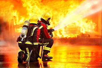 Firefighter , True dedication, Bravery in action, Lifesaving heroes HD wallpaper
