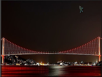 necklace of istanbul turkey, necklace, turkey, bosphorus, istanbul HD wallpaper