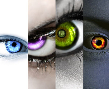 Eyes - Elements, earth, air, eye, water, fire HD wallpaper