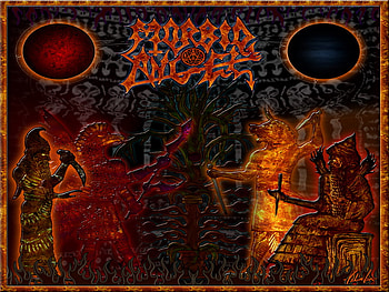 Morbid Angel, amgel, heavy, music, logo, morbid, metal, band, death HD wallpaper