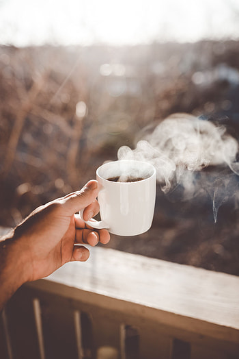 Food, Hand, Cup, Steam, Mug HD phone wallpaper