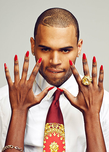 Chris Brown's artistic flair, Vibrant , Mesmerizing visuals, Versatile talent HD phone wallpaper