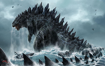 Godzilla movies, backgrounds, Godzilla's dominance, Movie franchise HD wallpaper