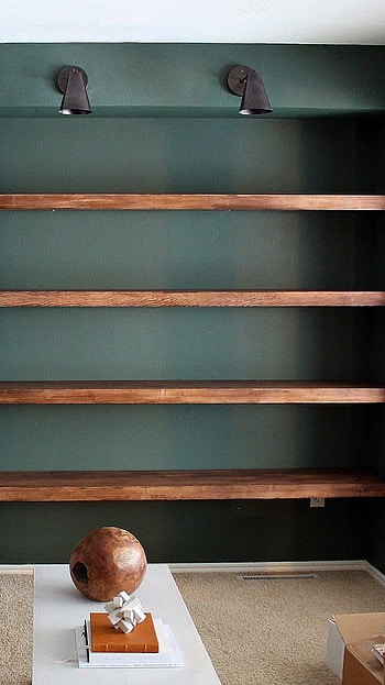 Shelf, Green Wall HD phone wallpaper
