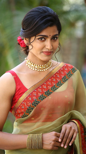 Sai dhansika, saree beauty, tamil actress HD phone wallpaper