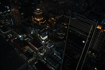 Cities, Night, City, Building, Lights, View From Above HD wallpaper