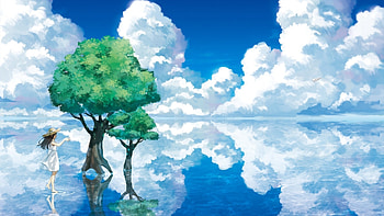 animation, Nature, Sky, Clouds, Water / and Mobile Backgrounds HD wallpaper