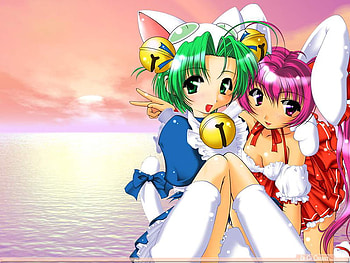 Di Gi Charat, cute, girls, anime HD wallpaper