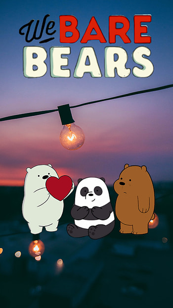 We Bare Bears, cloud, sky, mood, cartoons, webarebears, aventurilefratilorursi HD phone wallpaper