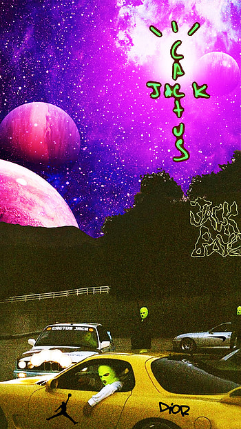 jackboys, rap, travis_scott, cactus_jack, space HD phone wallpaper