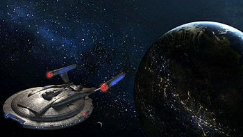 Star Trek Enterprise, , backgrounds, Starfleet vessel HD wallpaper