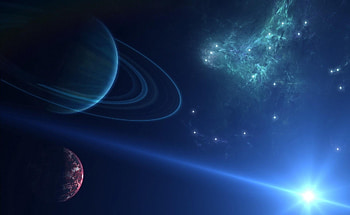 Planets, Universe, Rays, Beams, Constellation HD wallpaper