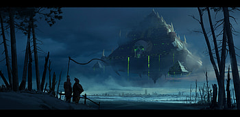 Naxxramas, World of Warcraft, Warcraft, snow, fantasy HD wallpaper