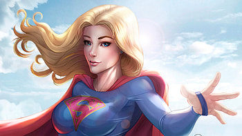 Supergirl Digital Artwork, supergirl, artwork, digital-art, superheroes, deviantart, art, artist HD wallpaper